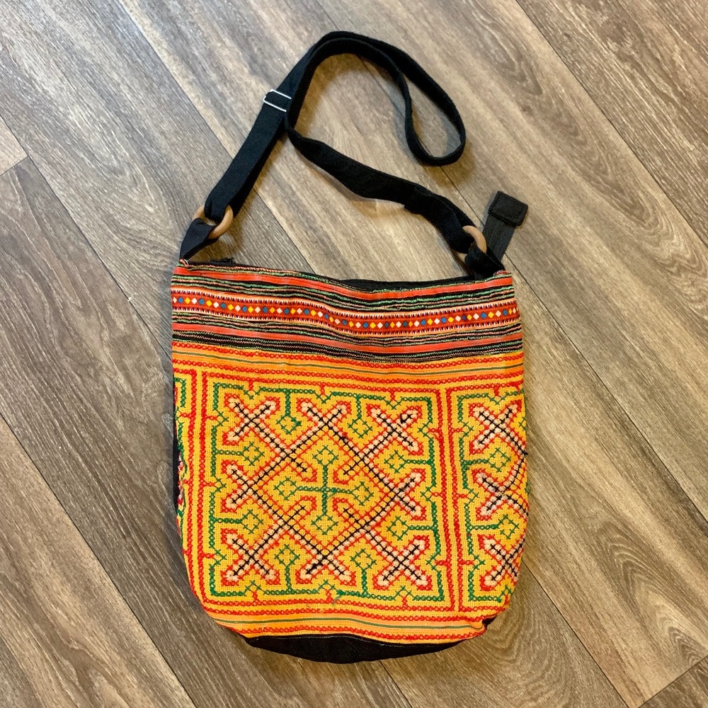 Southwest Aztec Printed Hobo Bag